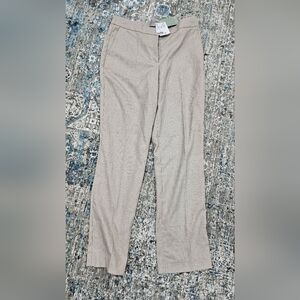 H&M Elegant Beige Women's Pants Size 6 - New With TAGS